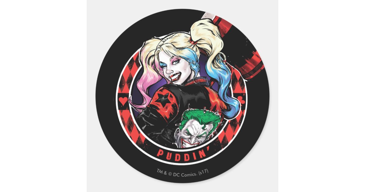 Harley Quinn Joker Karte Card Sticker Suicide Squad Aufkleber
