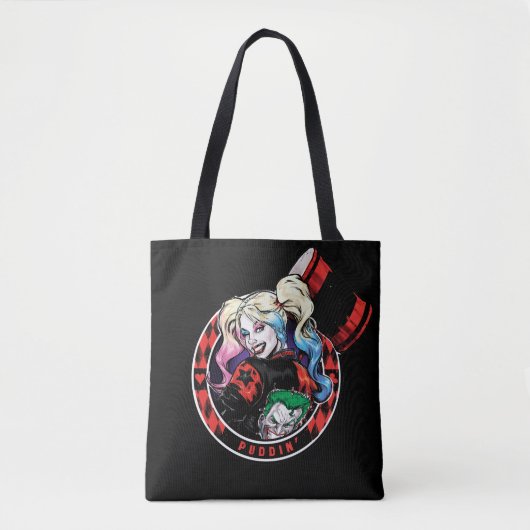 Batman | Harley Quinn Winking mit Mallet Tasche (Vorderseite)
