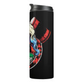 Batman | Harley Quinn Winking mit Mallet Thermosbecher (Nach rechts gedreht)