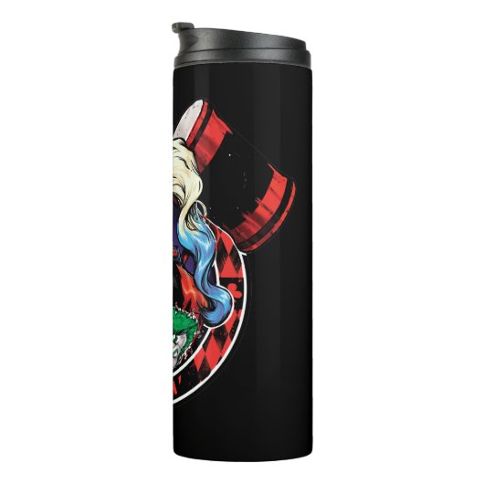 Batman | Harley Quinn Winking mit Mallet Thermosbecher (Nach rechts gedreht)