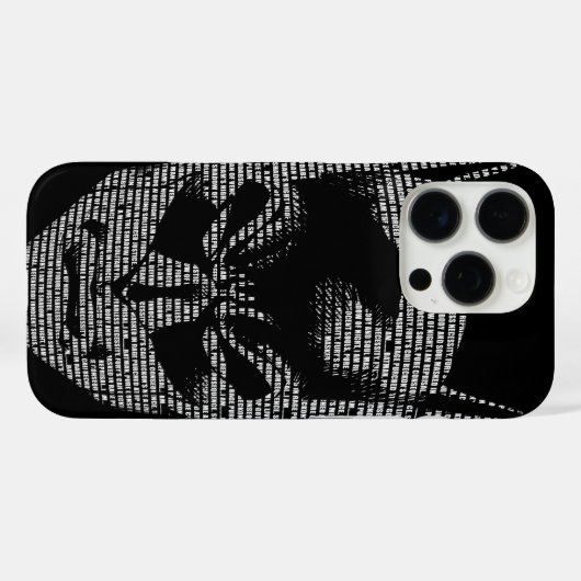 Batman Head Mantra Case-Mate iPhone Hülle (Rückseite (Horizontal))