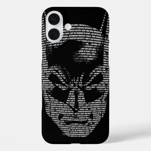 Batman Head Mantra Case-Mate iPhone Hülle (Rückseite)