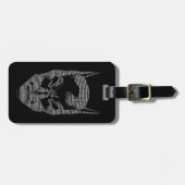 Batman Head Mantra Gepäckanhänger (Vorderseite horizontal)