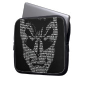 Batman Head Mantra Laptopschutzhülle (Vorderseite Links)