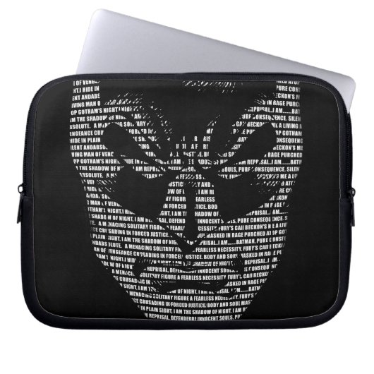 Batman Head Mantra Laptopschutzhülle (Vorderseite)