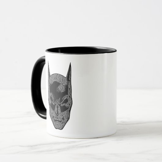 Batman Head Mantra Tasse (Vorderseite Links)