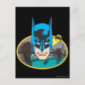 Batman Head Postkarte (Vorderseite)