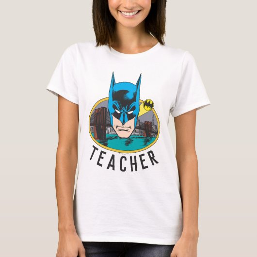 Batman Head Teacher T-Shirt (Vorderseite)