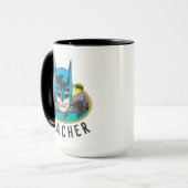 Batman Head Teacher Tasse (Vorderseite Links)