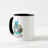 Batman Head Teacher Tasse (Vorderseite Links)