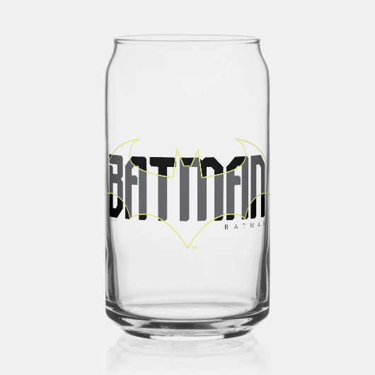 Batman Hi-Tech Name Grafik Dosenglas (Vorderseite)