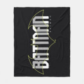 Batman Hi-Tech Name Grafik Fleecedecke (Vorderseite)