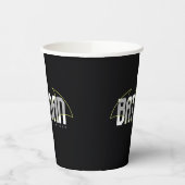 Batman Hi-Tech Name Grafik Pappbecher (Links)