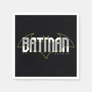 Batman Hi-Tech Name Grafik Serviette