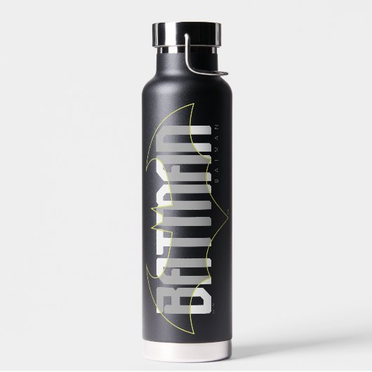 Batman Hi-Tech Name Grafik Trinkflasche (Links)