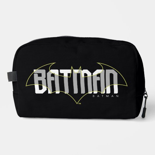 Batman Hi-Tech Name Grafik Waschbeutel (Vorderseite)