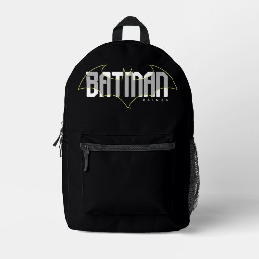 Batman Hi-Tech Name Graphic Bedruckter Rucksack (Vorderseite)