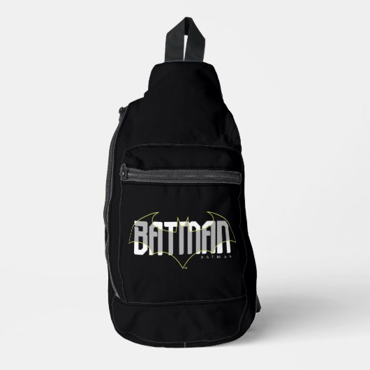Batman Hi-Tech Name Graphic Crossbody Bag (Vorderseite)