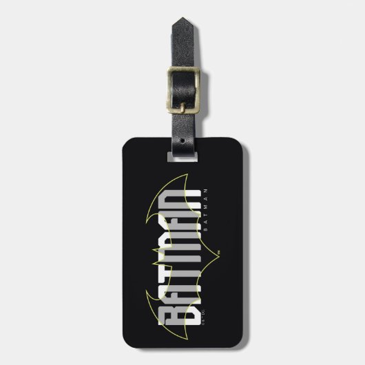 Batman Hi-Tech Name Graphic Gepäckanhänger (Vorderseite vertikal)