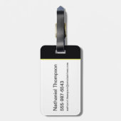 Batman Hi-Tech Name Graphic Gepäckanhänger (Rückseite vertikal)