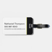 Batman Hi-Tech Name Graphic Gepäckanhänger (Rückseite horizontal)