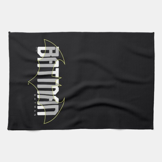 Batman Hi-Tech Name Graphic Geschirrtuch (Horizontal)