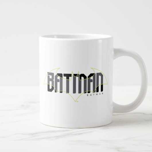 Batman Hi-Tech Name Graphic Jumbo-Tasse (Rechts)