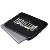 Batman Hi-Tech Name Graphic Laptopschutzhülle (Vorne Knopf)