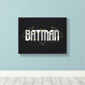 Batman Hi-Tech Name Graphic Leinwanddruck (Insitu (Holzboden))