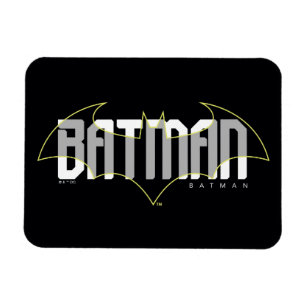 Batman Hi-Tech Name Graphic Magnet