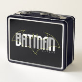 Batman Hi-Tech Name Graphic Metall Brotdose (Rückseite)