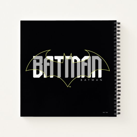 Batman Hi-Tech Name Graphic Notizblock (Rückseite)