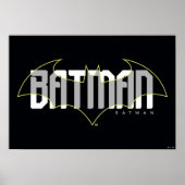 Batman Hi-Tech Name Graphic Poster (Vorne)