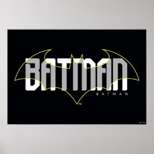 Batman Hi-Tech Name Graphic Poster