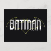 Batman Hi-Tech Name Graphic Postkarte (Vorderseite)
