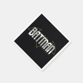 Batman Hi-Tech Name Graphic Serviette (Ecke)