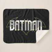 Batman Hi-Tech Name Graphic Sherpadecke (Vorderseite (Horizontal))