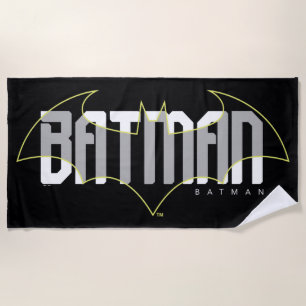 Batman Hi-Tech Name Graphic Strandtuch