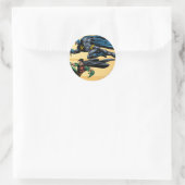 Batman Hyperdrive - 19B Runder Aufkleber (Tasche)