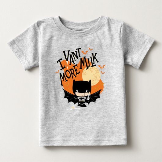 Batman | Ich will mehr Milch Baby T-shirt (Vorderseite)