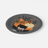 Batman | Ich will mehr Milch Pappteller (Schrägansicht)