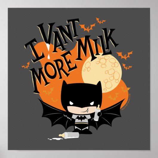 Batman | Ich will mehr Milch Poster (Vorne)