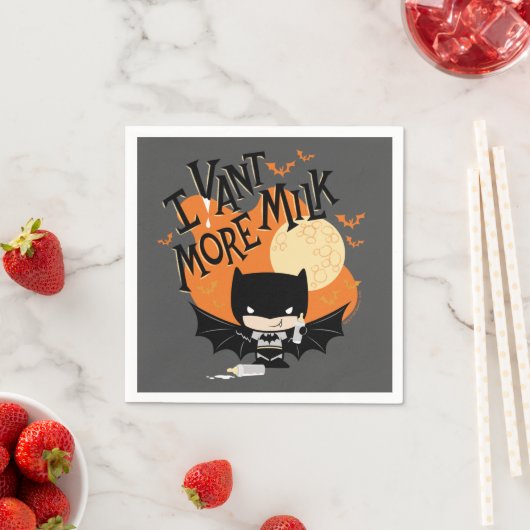 Batman | Ich will mehr Milch Serviette (Beispiel)