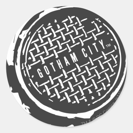 Batman Image 33 Runder Aufkleber (Vorderseite)