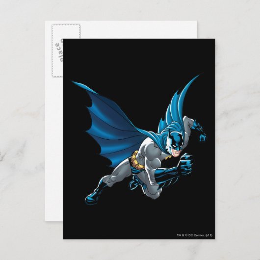 Batman in Aktion Postkarte (Vorne/Hinten)