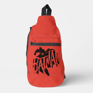 Batman Ink Brush Name Crossbody Bag