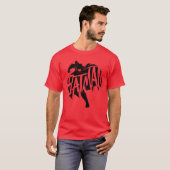 Batman Ink Brush Name T-Shirt (Vorne ganz)