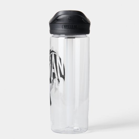 Batman Ink Brush Name Trinkflasche (Rückseite)