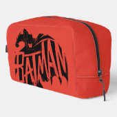 Batman Ink Brush Name Waschbeutel (Rechte Ecke)