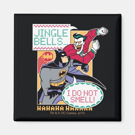 Batman | Jingle Bells, ich rieche nicht! Magnet (Vorne)